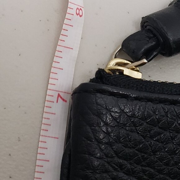 Kate Spade Black Pebbled Leather Large Clutch/Pouch - Picture 8 of 8